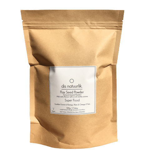 Flaxseed Powder (Ground Linseed) - Flax, Flaxseed, Nutritional Supplement, Powder - dis natuurlik.
