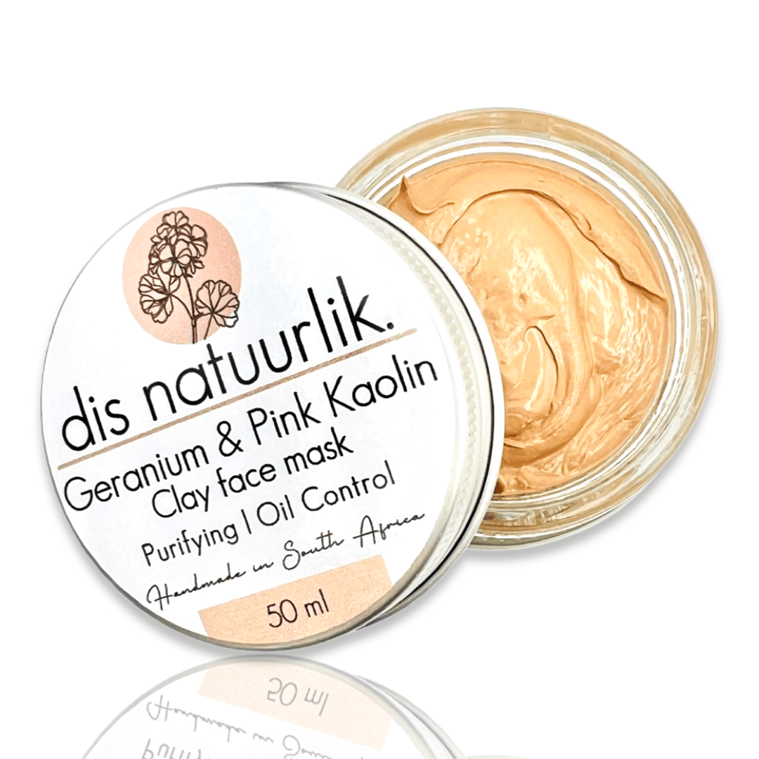 Geranium & Pink Kaolin Clay Face Mask