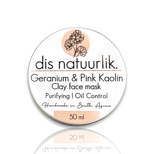 Geranium & Pink Kaolin Clay Face Mask