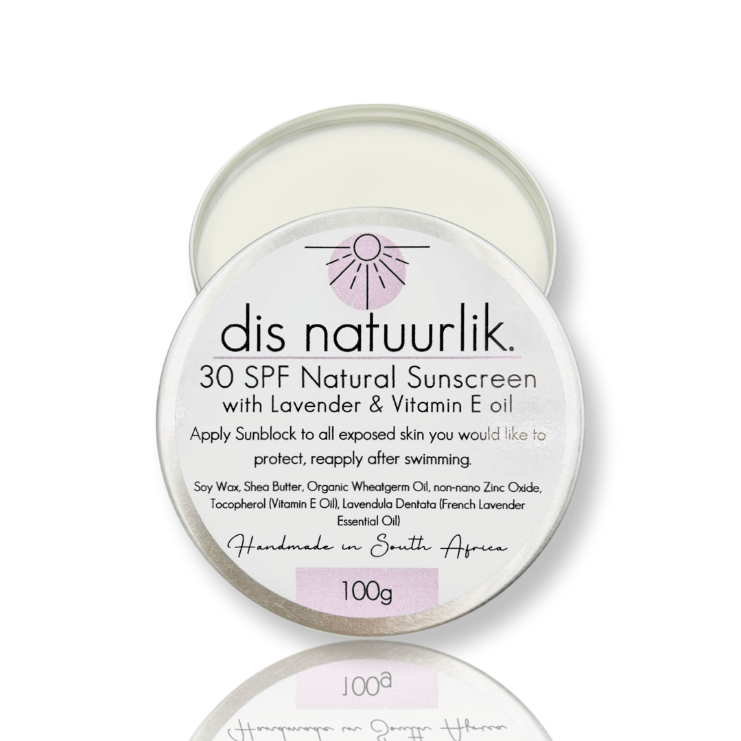 Natural Sunscreen made with natural ingredients