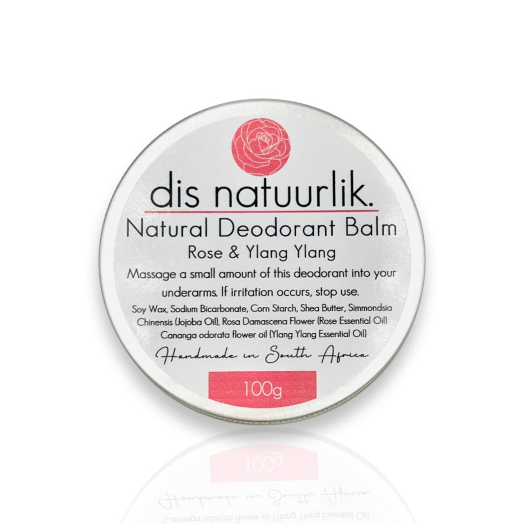 Natural Deodorant Balm | Rose & Ylang Ylang